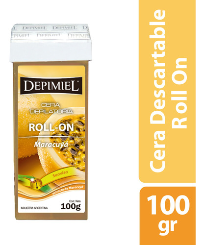 Cera Depilatoria Roll-on Maracuyá X100 G Depimiel