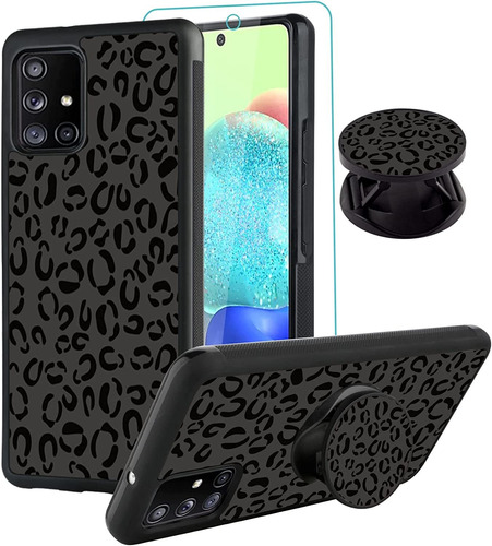 Funda Para Samsung Galaxy A71 5g 6.7 2020  Leopardo Negro