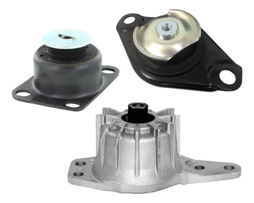 Kit 3 Calço Coxim Motor Câmbio Palio Siena Strada 1.8 Gm