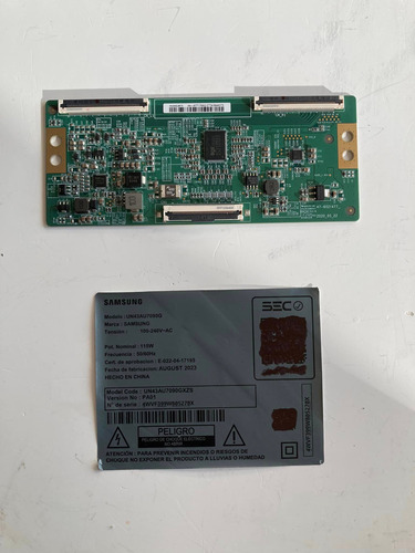 Tarjeta Placa Tcon T-con T Con Televisor Samsung Un43au7090g (Usado)