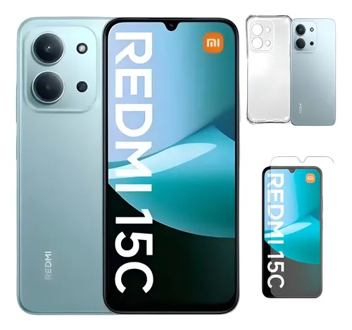Xiaomi Redmi 15c 256gb 8gb Ram Dual Sim Capa E Pelicula Cor Verde