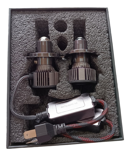 Set Super Led Laser H4 Amarilla Blanca Matsumoto 8000lumenes