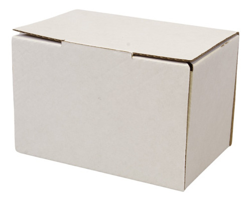 75 Cajas Cartón Micro Corrugado 10x15x10 Armable Para S Color Blanco