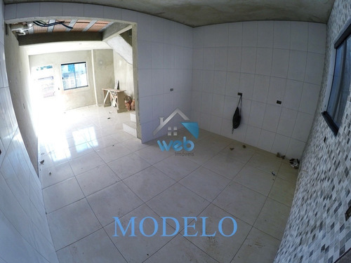 Imagem 6 de 28 de Sobrados À Venda Na Região Do Vitória Régia, Com Dois Quartos, Sala, Cozinha, Edícula Com Banheiro E Banheiro Social, Ainda Em Fase De Construção. - Ca02085 - 70728179