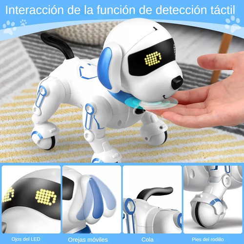 Perro Robot De Control Remoto Inteligente Para Niños