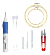 Comprar Caneta Magica Bordar Ponto Russo, Agulhas, Fios E Bastidores