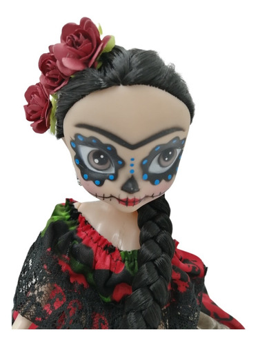 Catrina Frida Kahlo Muñeca Para Adorno Dia De Muertos | Envío gratis