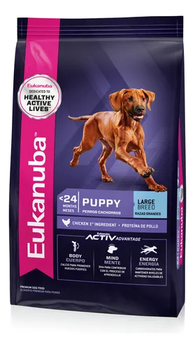 comprar Alimento Perro Eukanuba Cachorro Raza Grande 3 Kg + Promo!