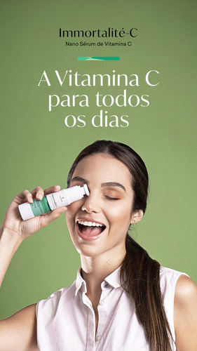 Sérum Immortalité con nanovitamina C, 50 ml, hora de aplicación: día/noche, para todo tipo de piel