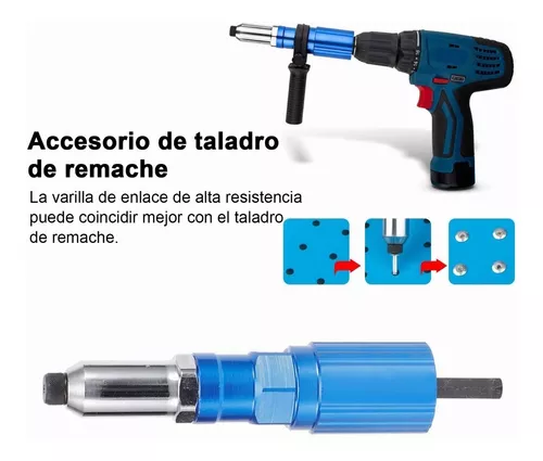 Adaptador De Remachadora Para Taladro Inálambrico Eléctrico