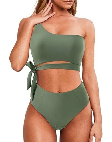 Traje De Baño Sexy De 2 Piezas Bikini Cintura Alta For M [u]