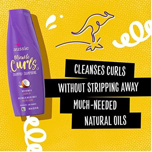 Conjunto De Shampoo E Condicionador Aussie Miracle Curls Com