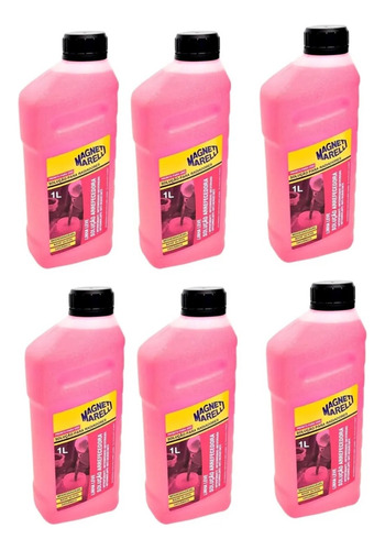 Aditivo Radiador Pronto Uso Rosa 6l Linha Leve Frmm6004-6