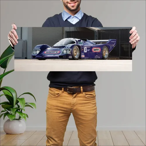 comprar Cuadro 30x80cm Auto 1986 Porsche 962 F01 Auto 190