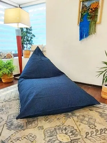 Pouf Cordillera, Tela Oxford Impermeable, Solo Usamos Perlas