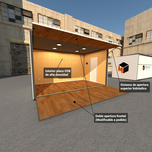 Imagen 4 de 10 de Venta Alquiler Modulo Contenedor Stand
