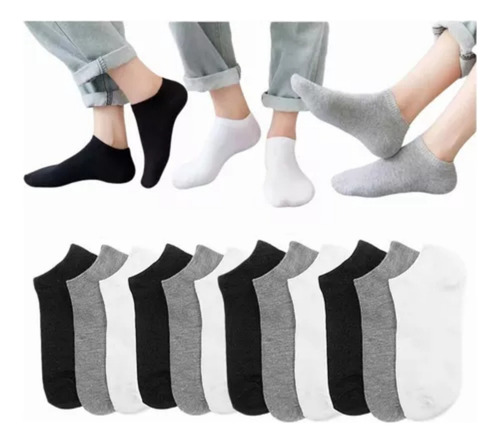 Calcetines De Cómodo Calcetines De Deporte 12 Pares