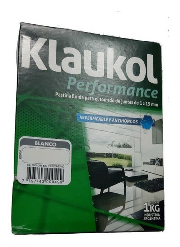 Pastina Alta Performance Junta Porcelanato 1kg Klaukol Cuota