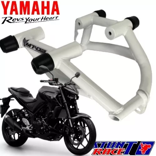 Protetor Stunt Race Mt 03 Stunt Cage Yamaha Mt03 Preto Fosco no