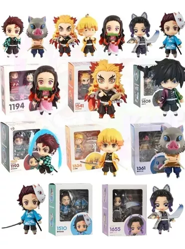 Boneco Anime Demon Slayer Kimetsu No Yaiba Giyuu Zenitsu Rengoku Nezuko  Tanjirou Estatueta Brinquedos - Escorrega o Preço