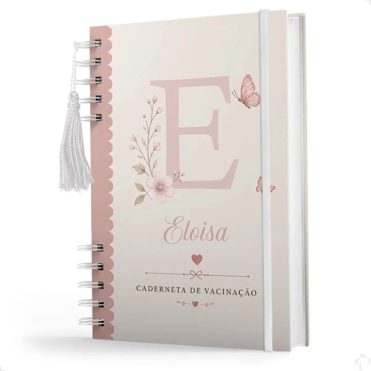 Caderneta De Vacinação Menina Personalizada -pequeno Encanto Capa 1