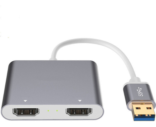 Convertidor De Alta Definición Usb 3.0 A Dual Hdmi