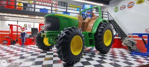 John Deere Tough Tractor Ertl Escala 1 16 Verde Lima (Usado)