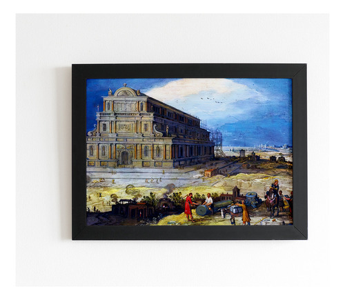 Quadro Art Hendrick A Construção Do Templo Ártemis Em Éfeso