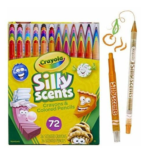 Crayola 72 Ct Tontos Aromas Twistables Lapices