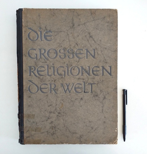 Die Grossen Religionen Der Welt Antiguo Libro Alemán Fotos