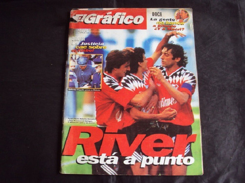 Revista El Grafico # 4019 - Tapa River ( Francescoli )