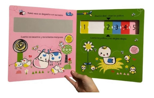 Set De 2 Libros: Deslizo Y Aprendo Los Colores Y Los Números