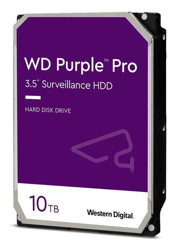 Disco Sata 10tb Western Digital Purplepro 7200rpm 256mb Cctv