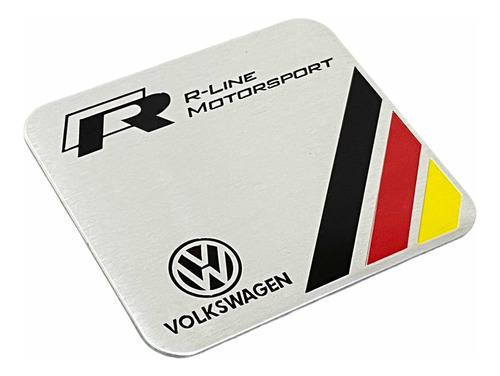 Emblema Volkswagen R- Line Vw - Novo Polo Virtus Tsi Msi