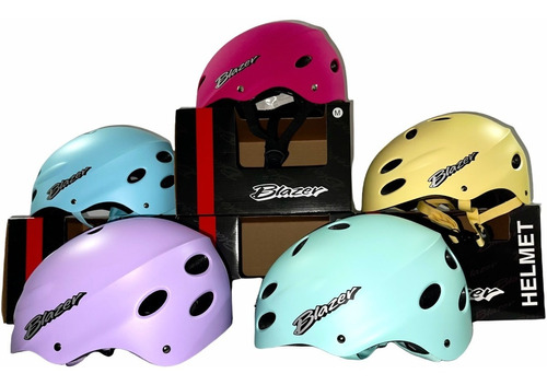 Casco Protector Blazer Patines Patineta Bici Varios Colores