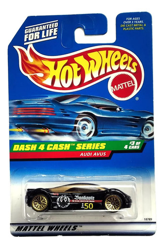 Hot Wheels Cars Toy Audi Avus Dash 4 Cash Series Año 1997