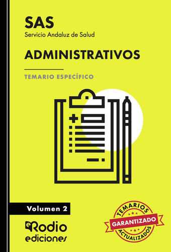 Libro Administrativos. Temario Especifico. Volumen 2. Se ...