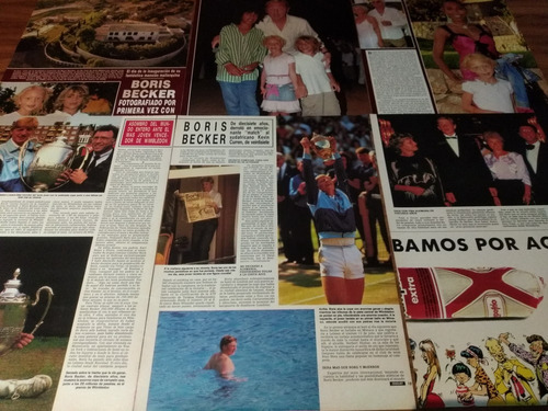 (ad117) Boris Becker * Recortes Revistas Clippings