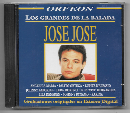 Cd Jose Jose Y Los Grandes Baladistas (Usado)