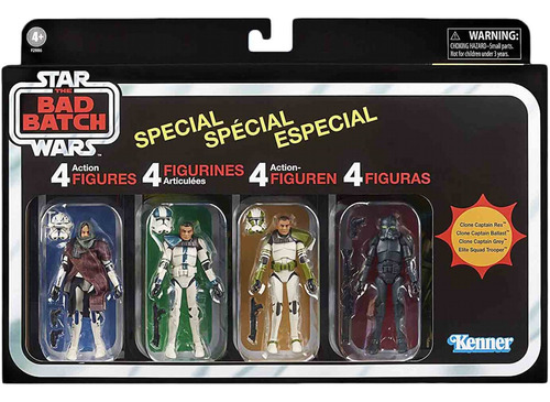 Star Wars The Bad Batch (paq De 4 Figuras) Exclusivo