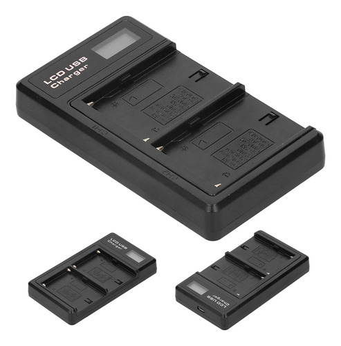 Base De Carga Usb, Pantalla Lcd, Batería De Litio Doble