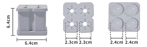 Soporte Para Cabezales De, Soporte Portátil Rejilla Gris 4
