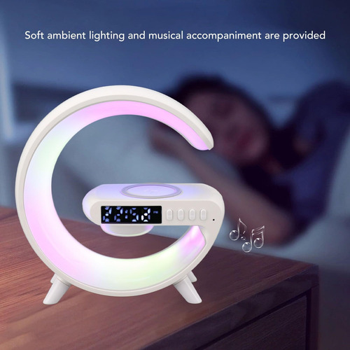 Luz Colorida Audio Bluetooth Con El Cargador Inalámbrico
