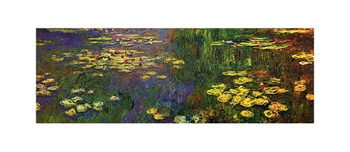 Lamina Fine Art Nenufares Monet 80x35 Myc Arte