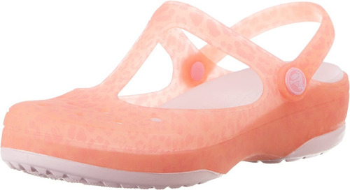 Crocs Sandalias Carlie Animal Wave Mary Jane Para Mujer Niña