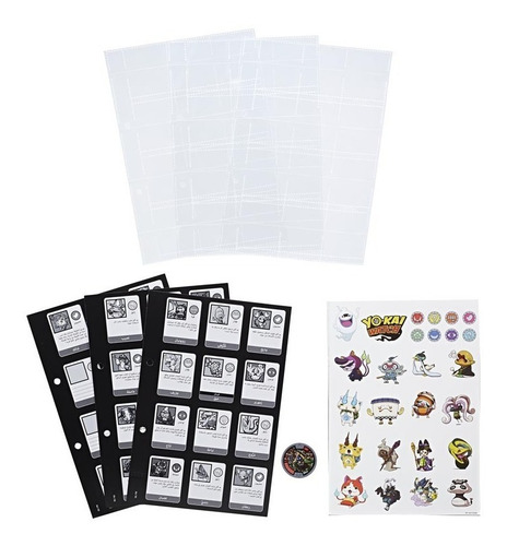 Imagen 5 de 7 de Super Pack Yo Kai: Libro, Hojas Y 2 Pack De Medallas Hasbro