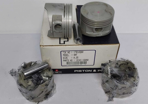 Juego De Piston Toyota Corolla 4af 87-94 0.25(0.10)