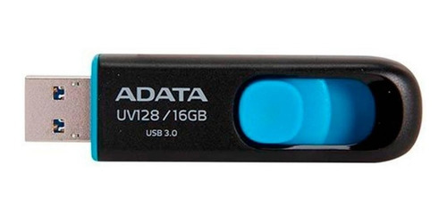 Pendrive Adata 16gb Auv128 Usb 3.2 Preto/azul