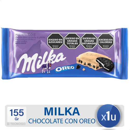 Chocolate Milka Blanco Con Oreo Dulce - Mejor Precio