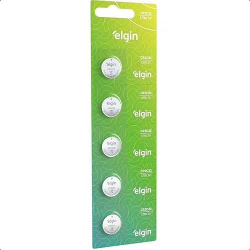 comprar Elgin Litio Cr2032 5 Baterias Pilha Botão 3v